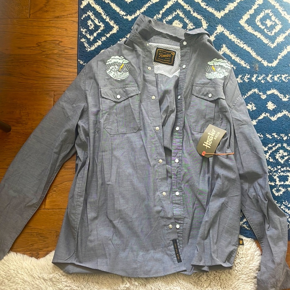 Mens Howler Brothers Gaucho Snapshirt Size XL